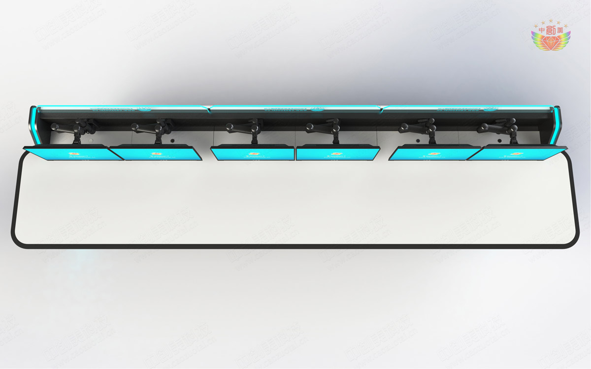 指揮中心專(zhuān)業(yè)操作臺(tái)設(shè)計(jì)圖