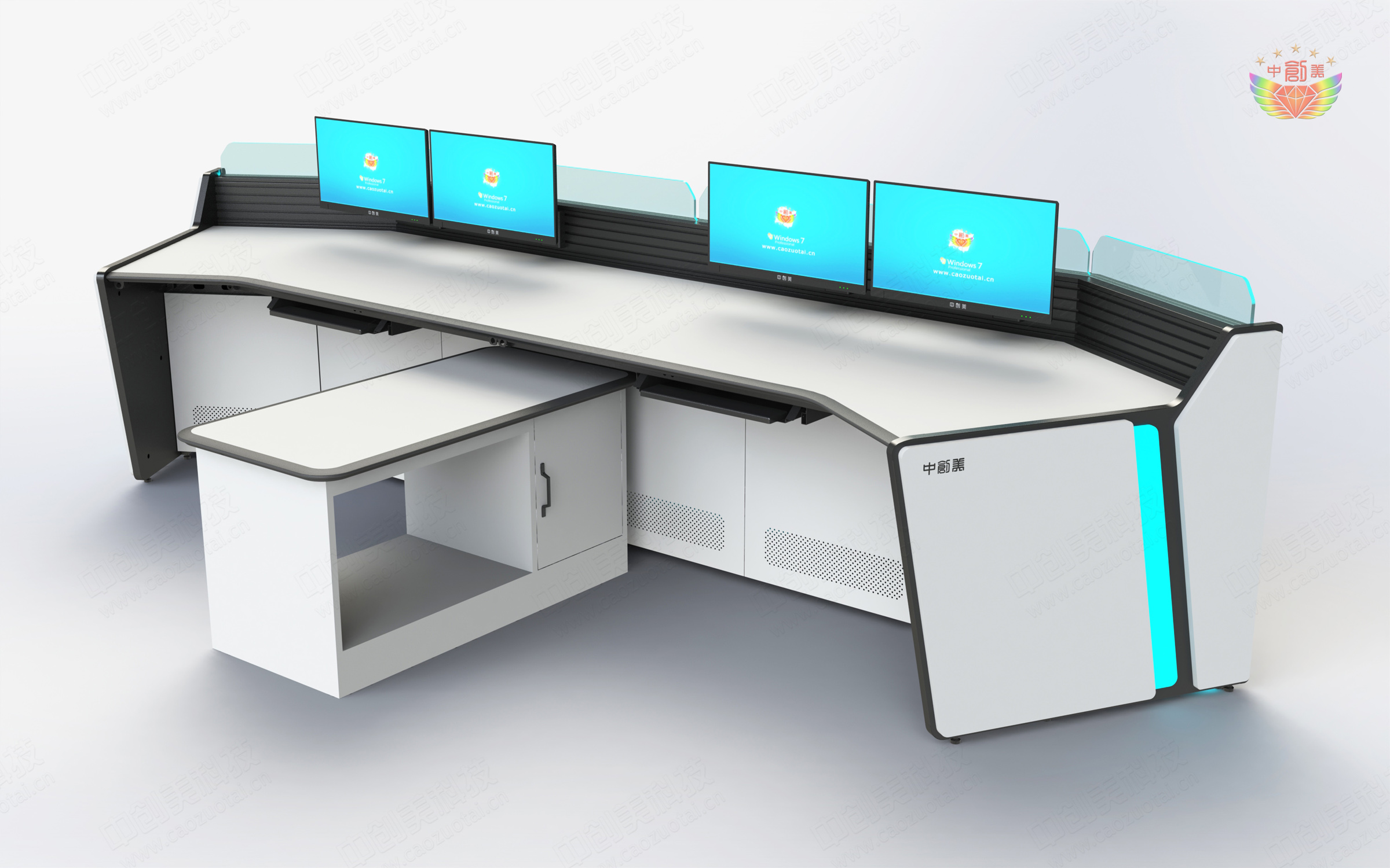 指揮中心控制臺(tái)圖片